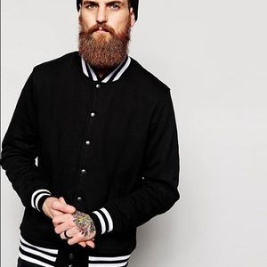 LIKE NEW American Apparel Unisex Varsity Bomber